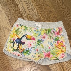 Mayoral Tropical Toucan Floral Shorts